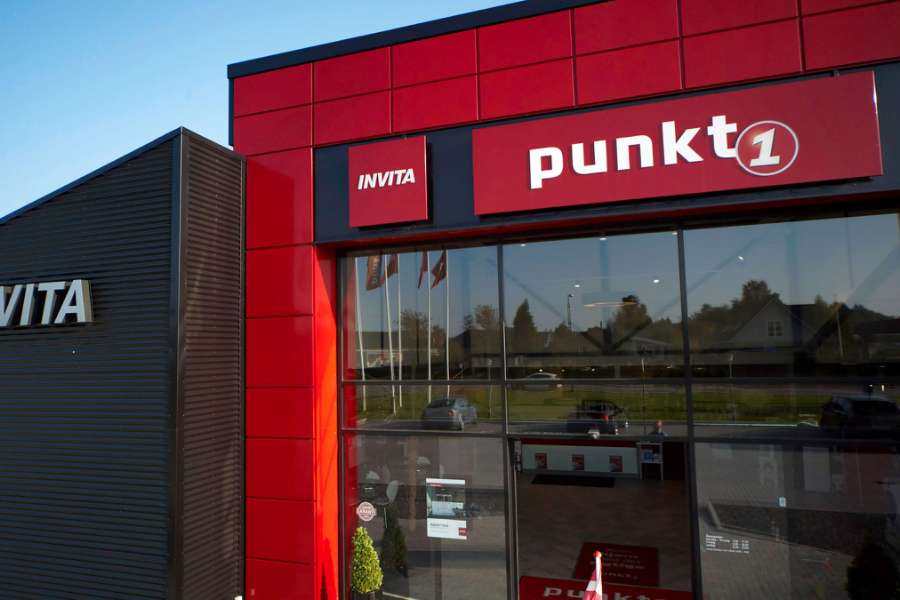 Markanter Eingangsbereich sorgt für Branding, Jyllandsvej 2, 9500 Hobro